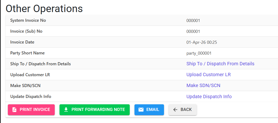 Additional Operations and Features